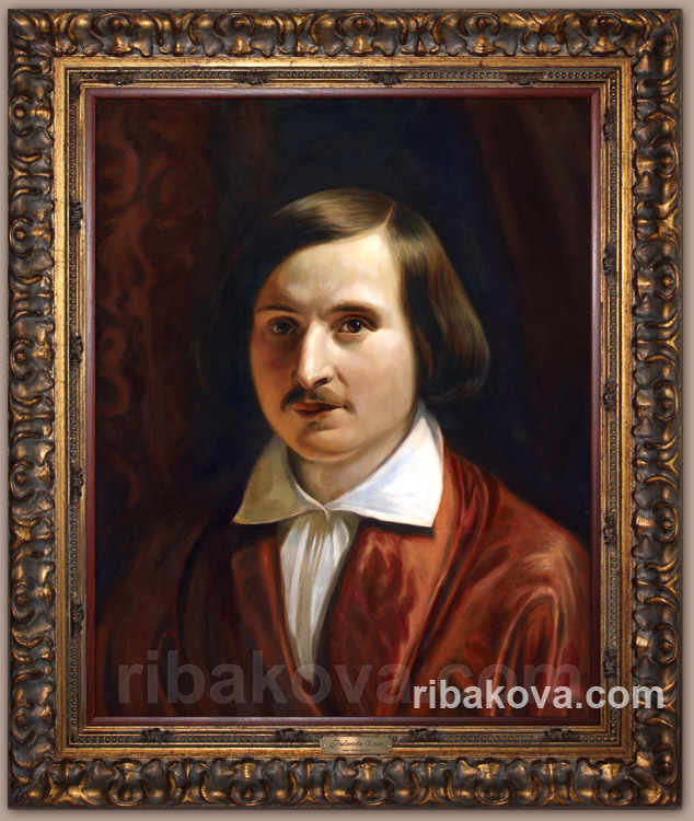 Портрет Гоголя, копия картины на заказ