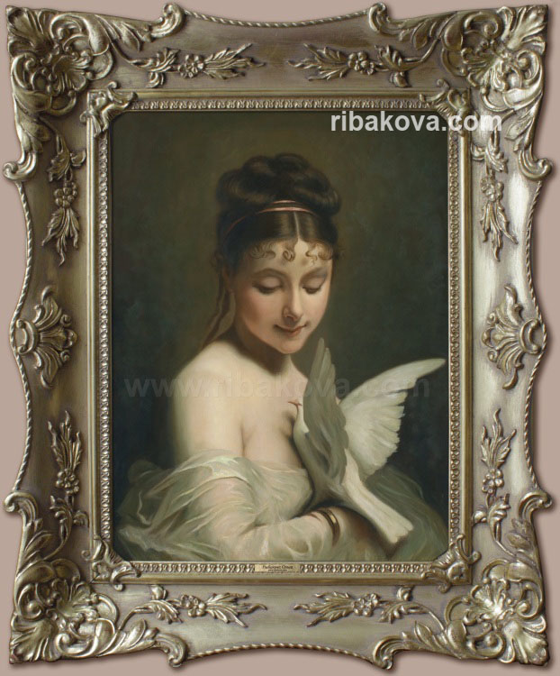 Женский портрет, копия на заказ.